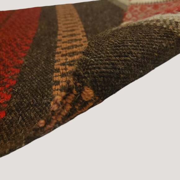 Swedish Hand-Loomed Gubba Weven Bound Weave Wall Hanging Textile Art Fringe - Picture 10 of 14